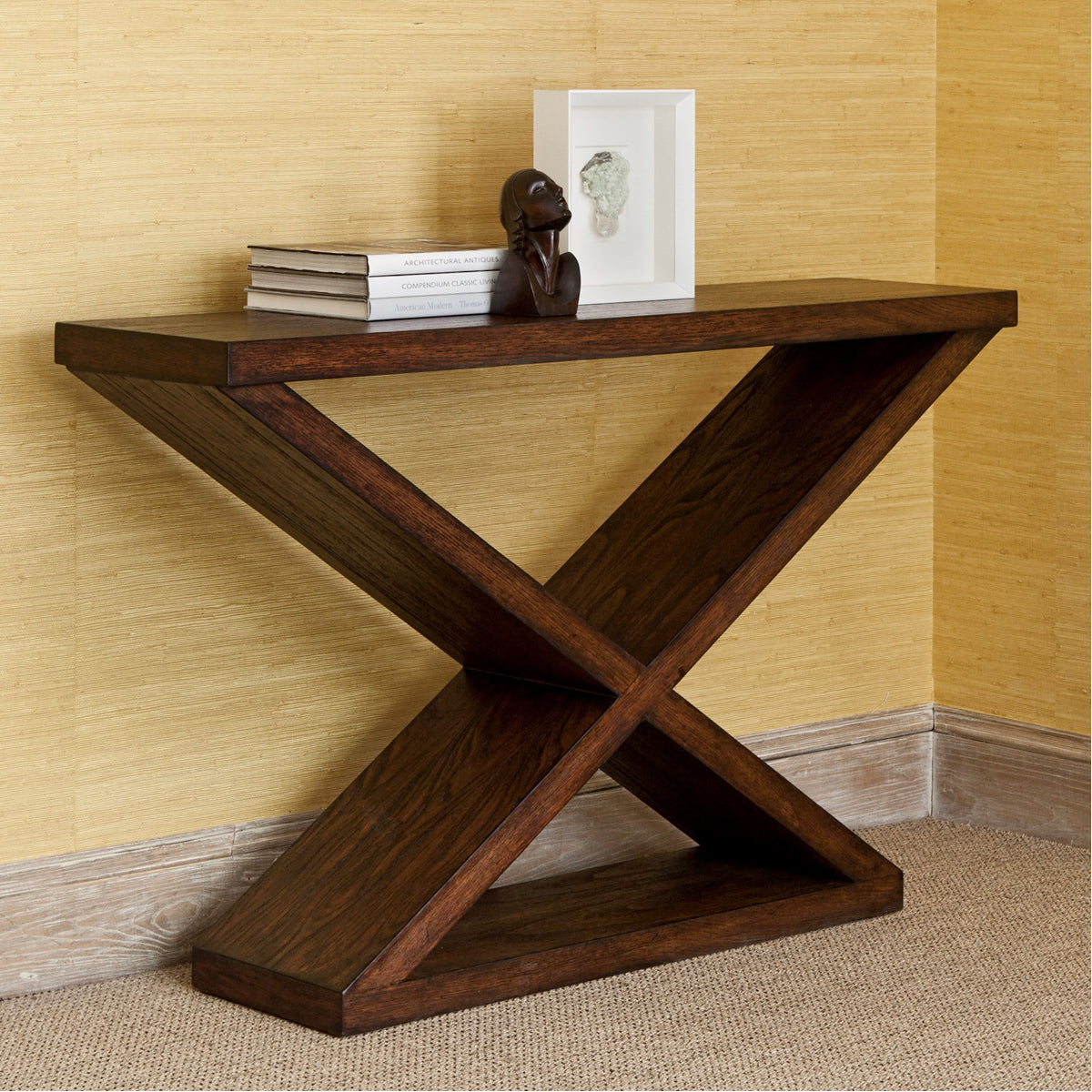 Ambella Home Salone Scuro Double-V Console Table