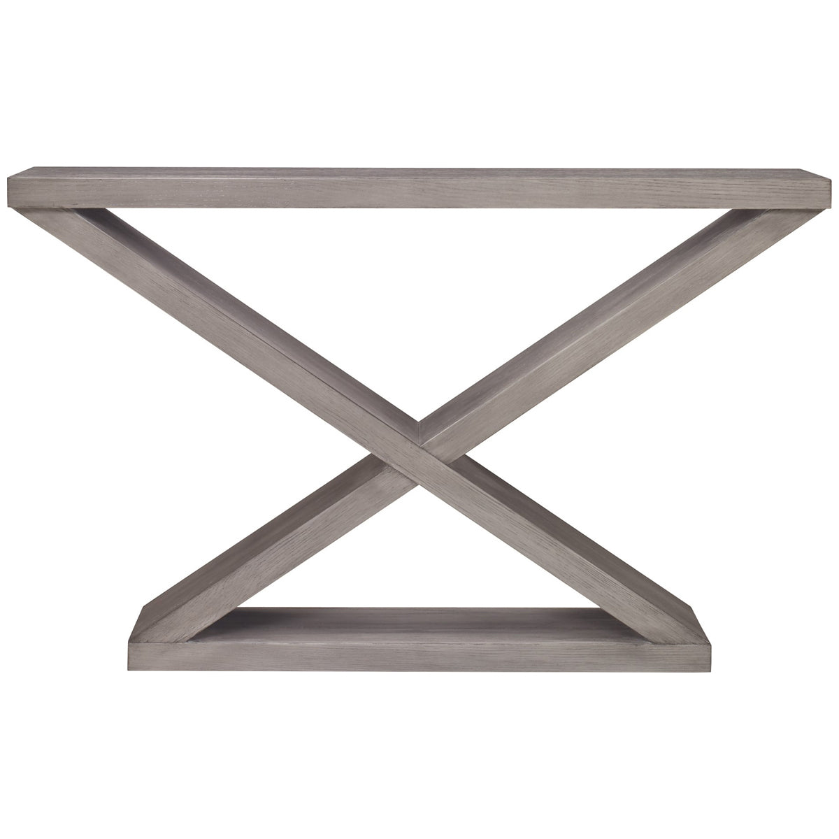 Ambella Home Salone Double-V Console Table - Ash Grey