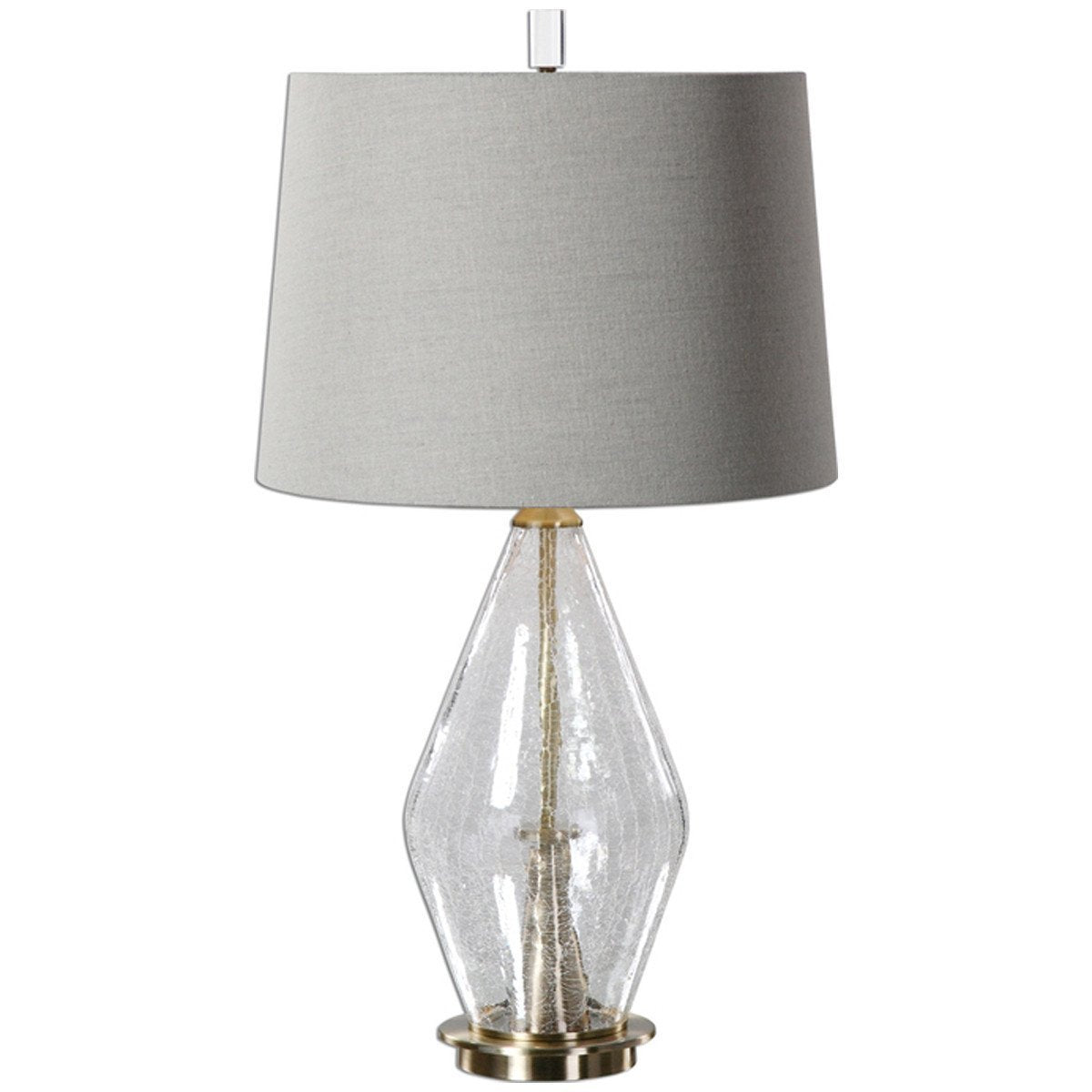 Uttermost Spezzano Crackled Glass Lamp