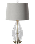 Uttermost Spezzano Crackled Glass Lamp