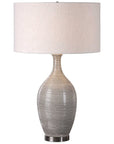 Uttermost Dinah Gray Textured Table Lamp