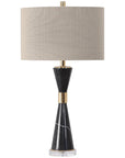 Uttermost Alastair Black Marble Table Lamp