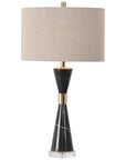 Uttermost Alastair Black Marble Table Lamp