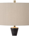 Uttermost Alastair Black Marble Table Lamp