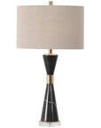 Uttermost Alastair Black Marble Table Lamp