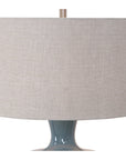 Uttermost Hearst Blue Glaze Table Lamp