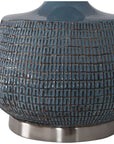 Uttermost Hearst Blue Glaze Table Lamp