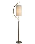 Uttermost Balaour Antique Brass Floor Lamp