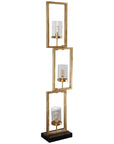 Uttermost Cielo Staggered Rectangles Floor Lamp