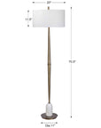 Uttermost Minette Mid-Century Floor Lamp