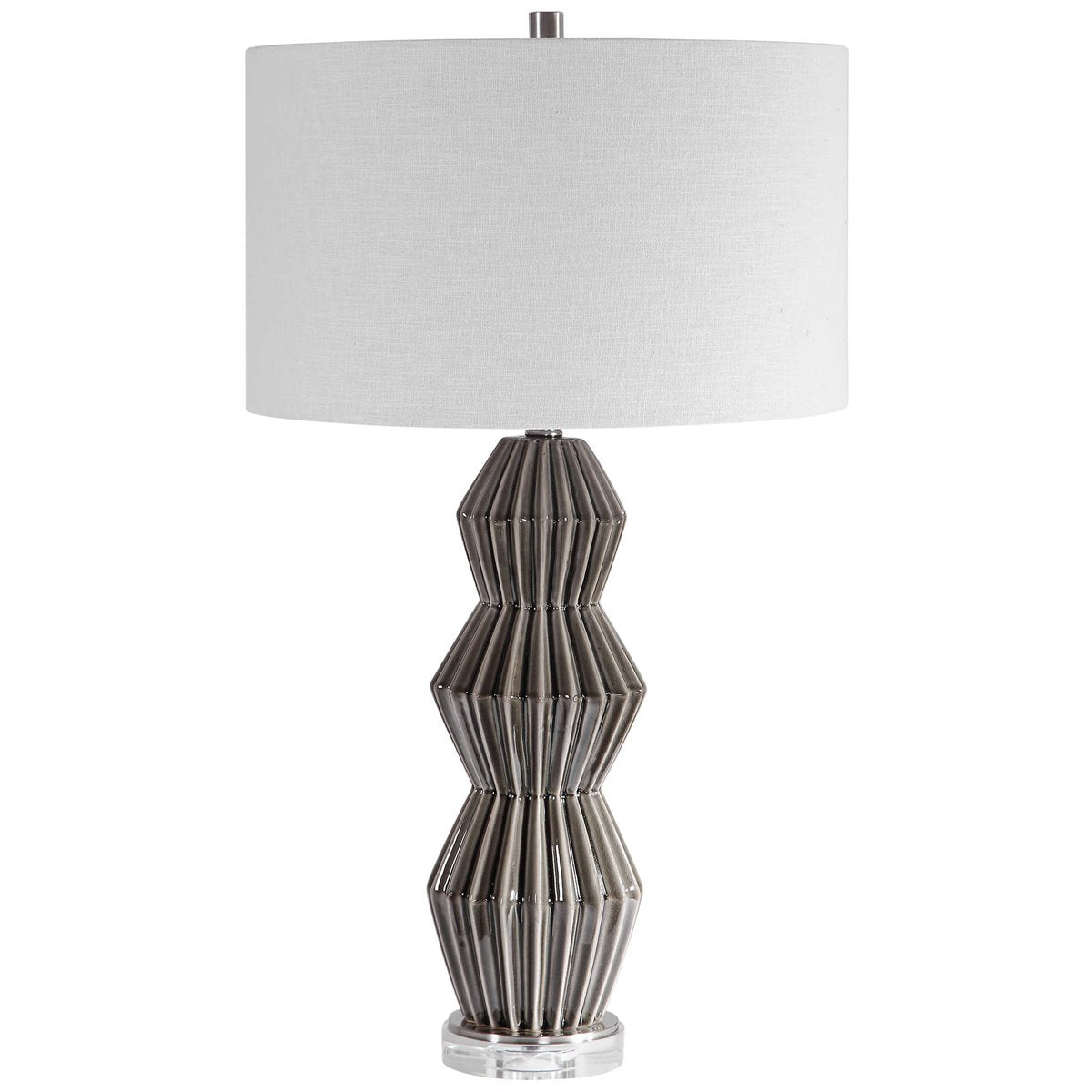 Uttermost Maxime Smokey Gray Table Lamp