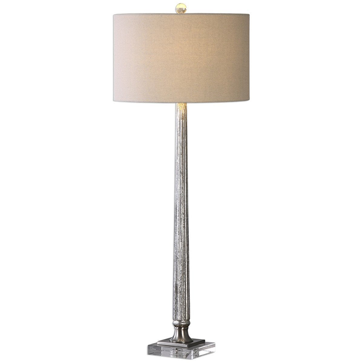 Uttermost Fiona Ribbed Mercury Glass Lamp