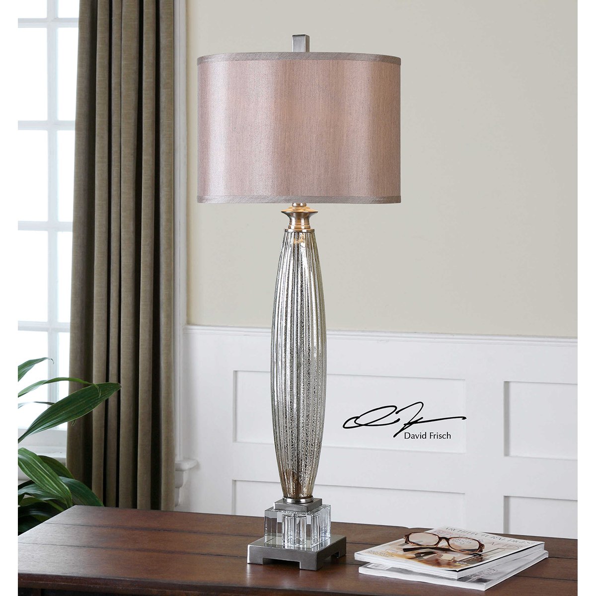 Uttermost Loredo Mercury Glass Table Lamp