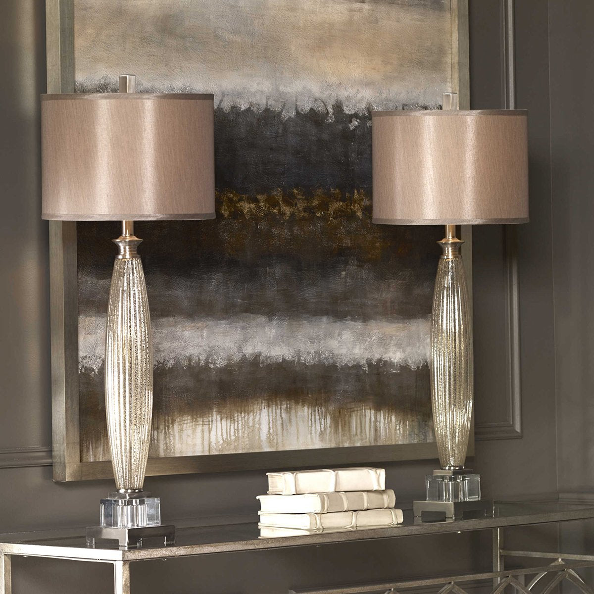 Uttermost Loredo Mercury Glass Table Lamp