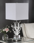 Uttermost Corallo White Coral Table Lamp