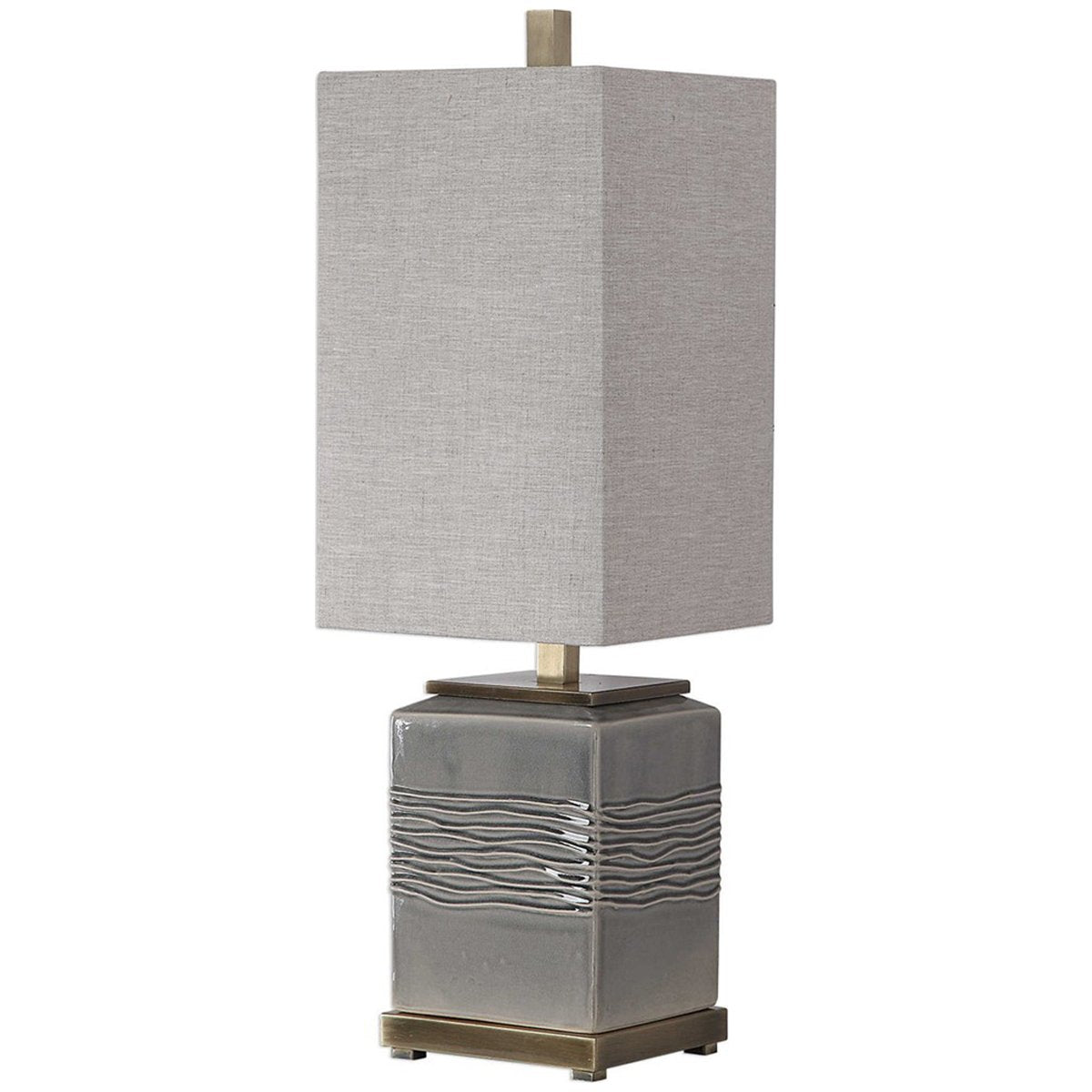 Uttermost Covey Gray Glaze Buffet Lamp