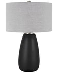 Uttermost Twilight Satin Black Table Lamp