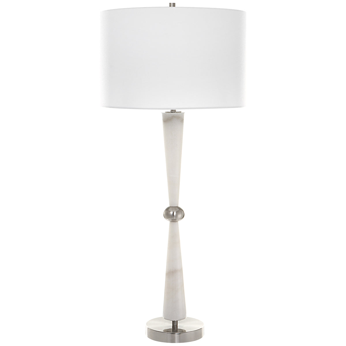 Uttermost Hourglass White Table Lamp