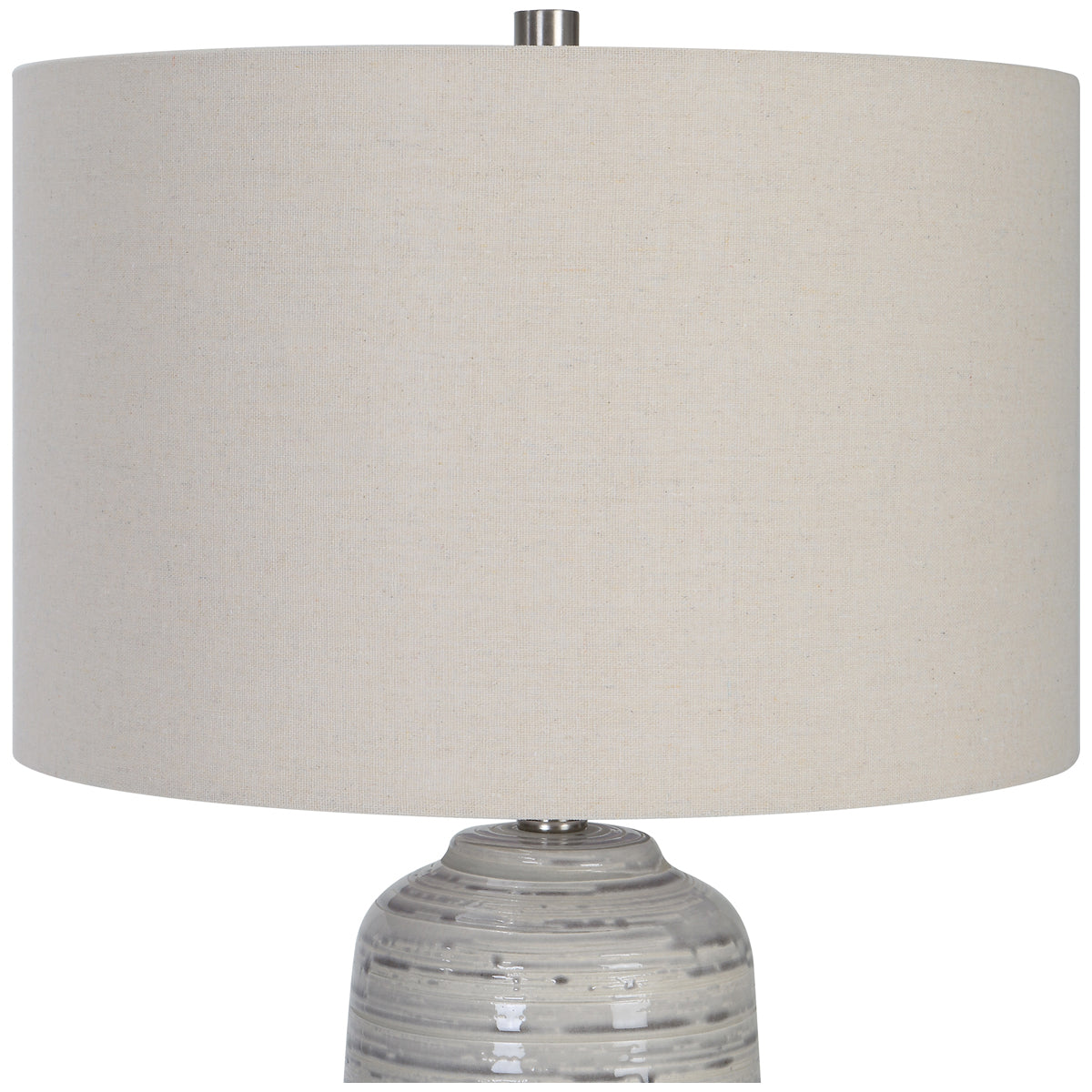 Uttermost Cyclone Ivory Table Lamp