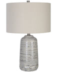 Uttermost Cyclone Ivory Table Lamp