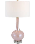 Uttermost Rosa Pink Glass Table Lamp