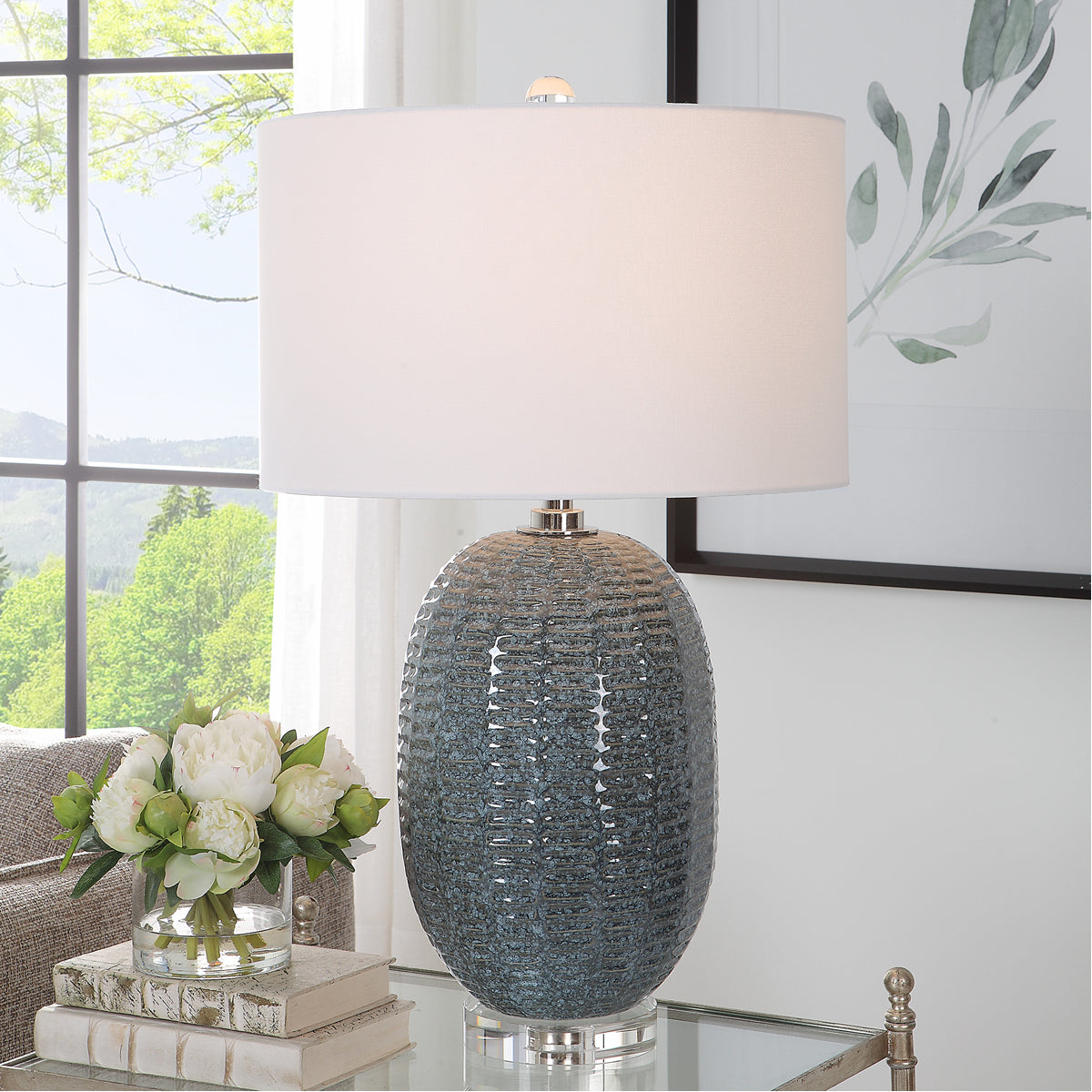 Uttermost Caralina Geometric Table Lamp