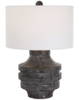 Uttermost Timber Carved Wood Table Lamp