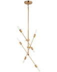 Sea Gull Lighting Axis 6-Light Chandelier without Bulb