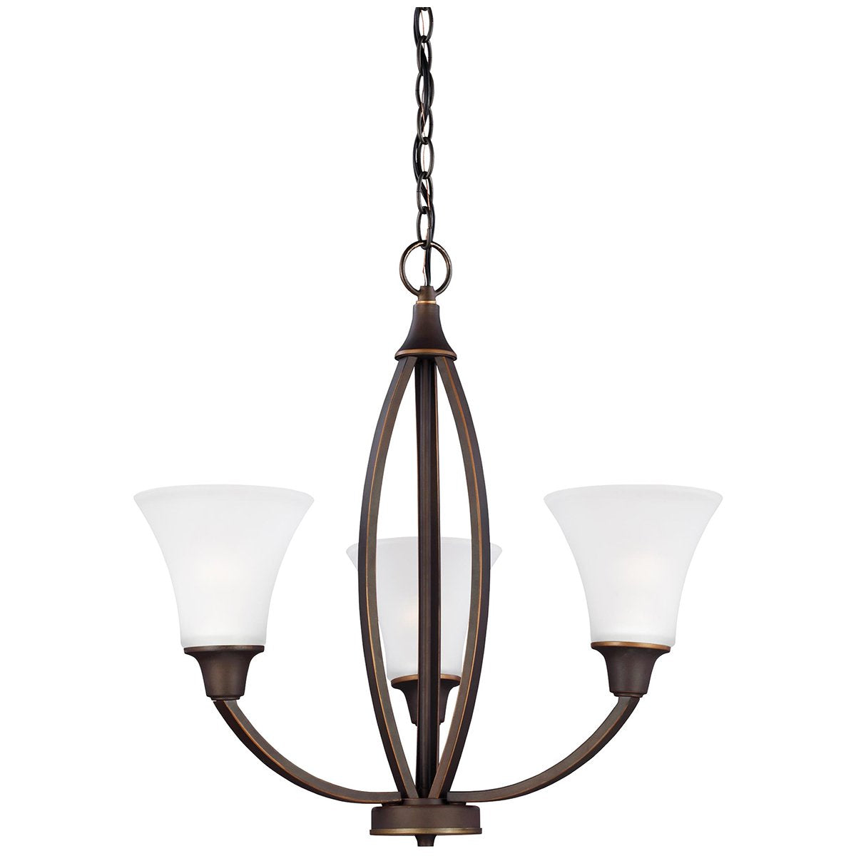 Sea Gull Lighting Metcalf Transitional Three Lights Chandelier