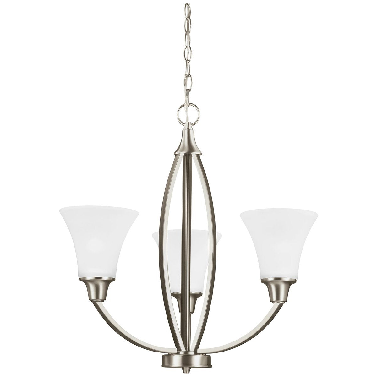 Sea Gull Lighting Metcalf Transitional Three Lights Chandelier