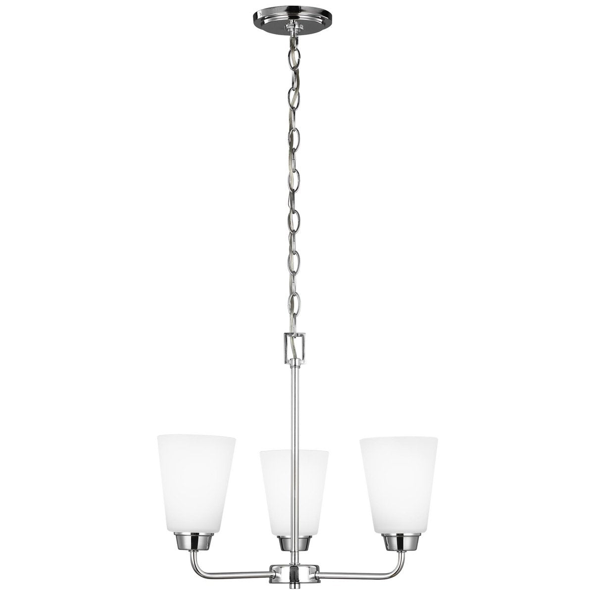 Sea Gull Lighting Kerrville 3-Light Chandelier - 9.5W