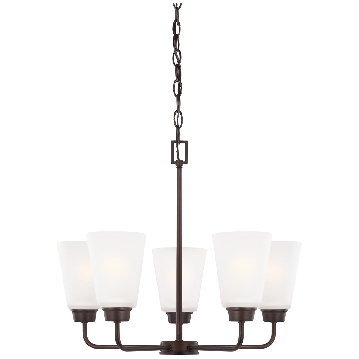 Sea Gull Lighting Kerrville 5-Light Chandelier with Bulb