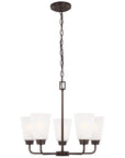 Sea Gull Lighting Kerrville 5-Light Chandelier with Bulb