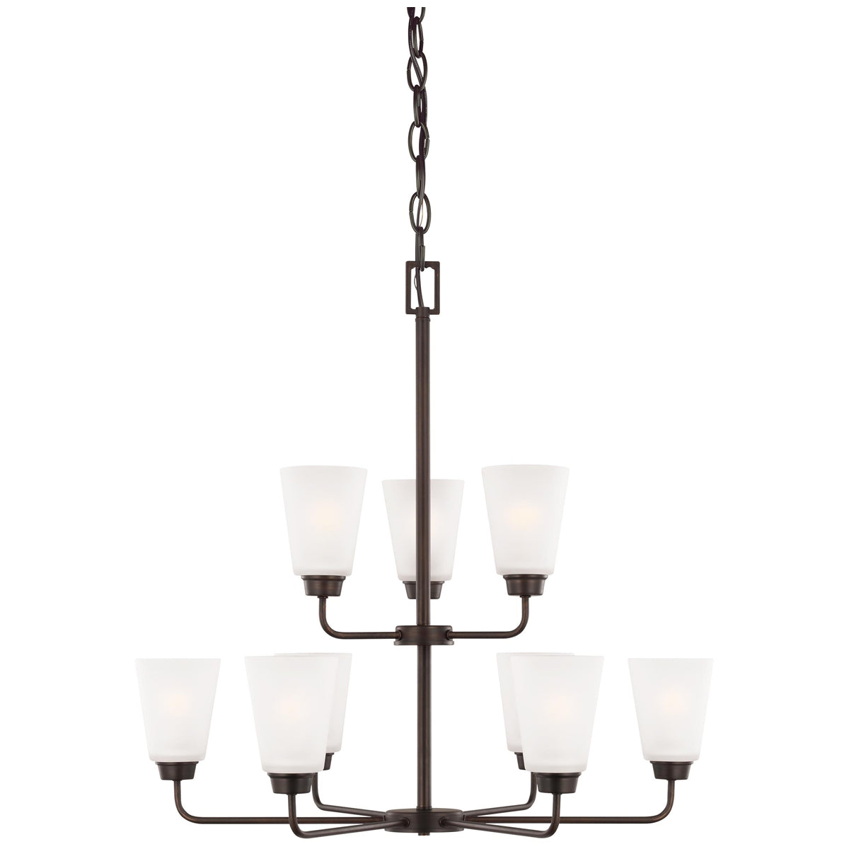 Sea Gull Lighting Kerrville 9-Light Chandelier without Bulb