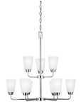 Sea Gull Lighting Kerrville 9-Light Chandelier - 9.5W