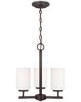 Sea Gull Lighting Oslo 3-Light Chandelier with Bulb