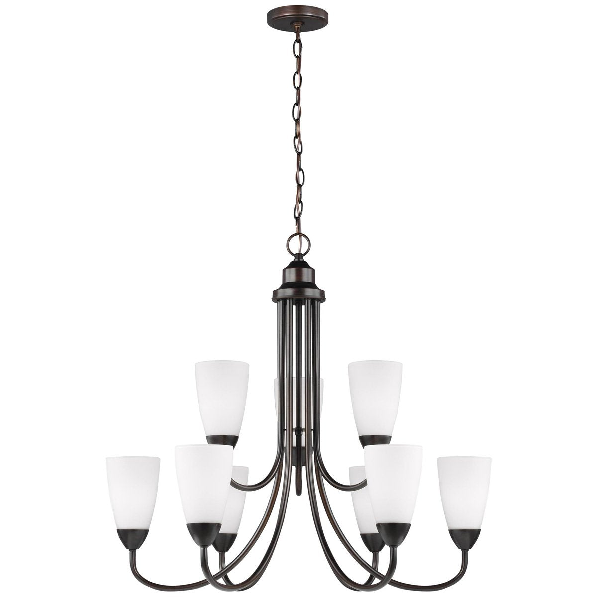 Sea Gull Lighting Seville 9-Light Chandelier - 9.5W