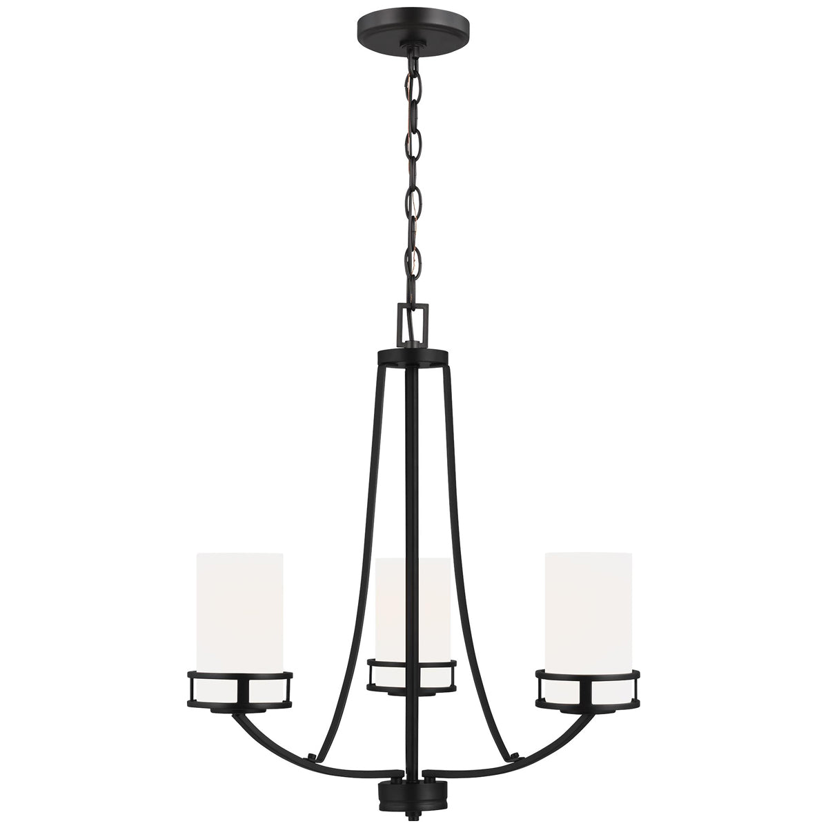 Sea Gull Lighting Robie 3-Light Chandelier with Bulb