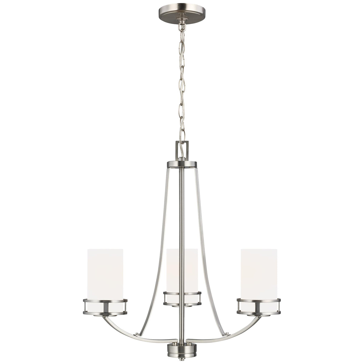 Sea Gull Lighting Robie 3-Light Chandelier with Bulb