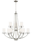 Sea Gull Lighting Robie 9-Light Chandelier with Bulb