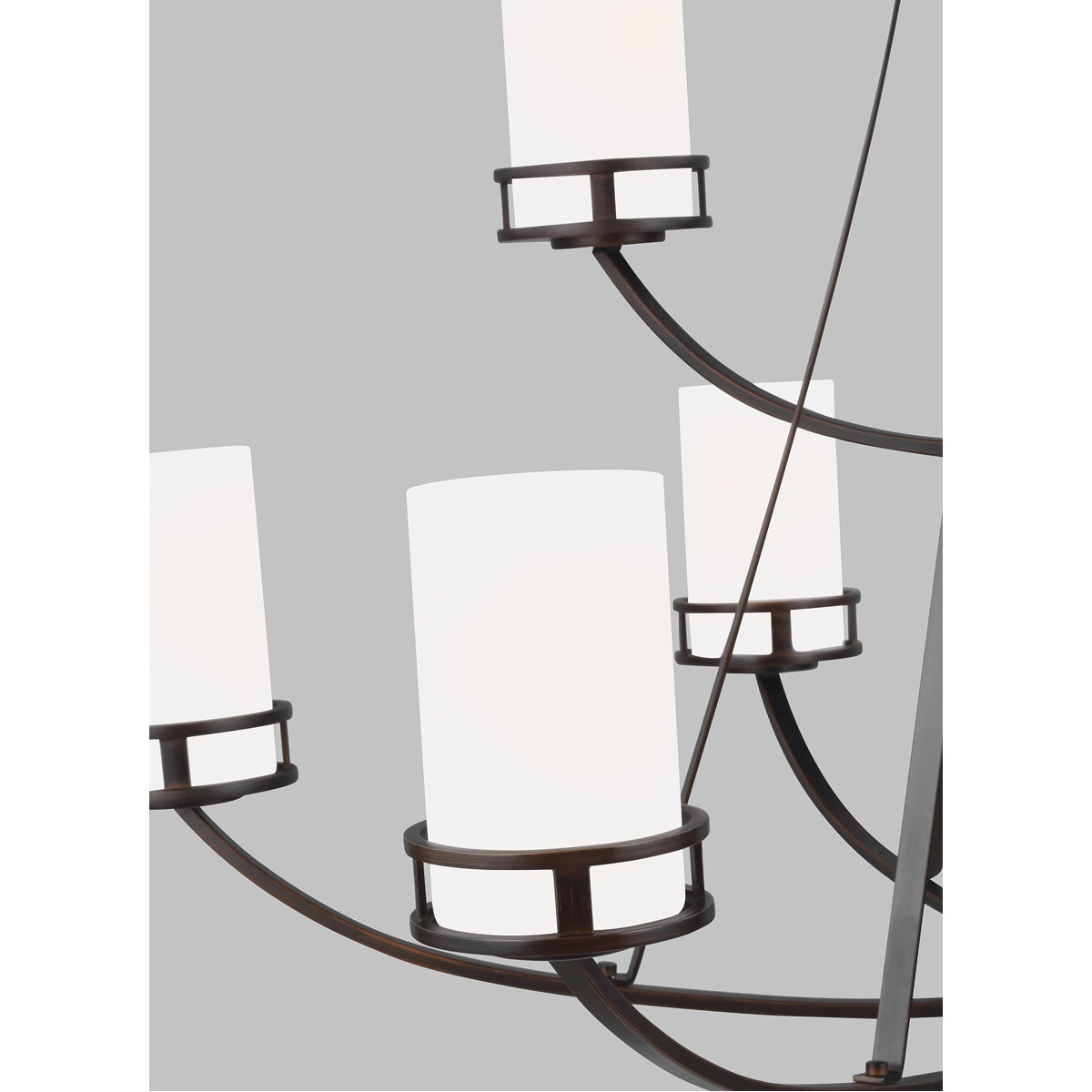 Sea Gull Lighting Robie 12-Light Chandelier with Bulb