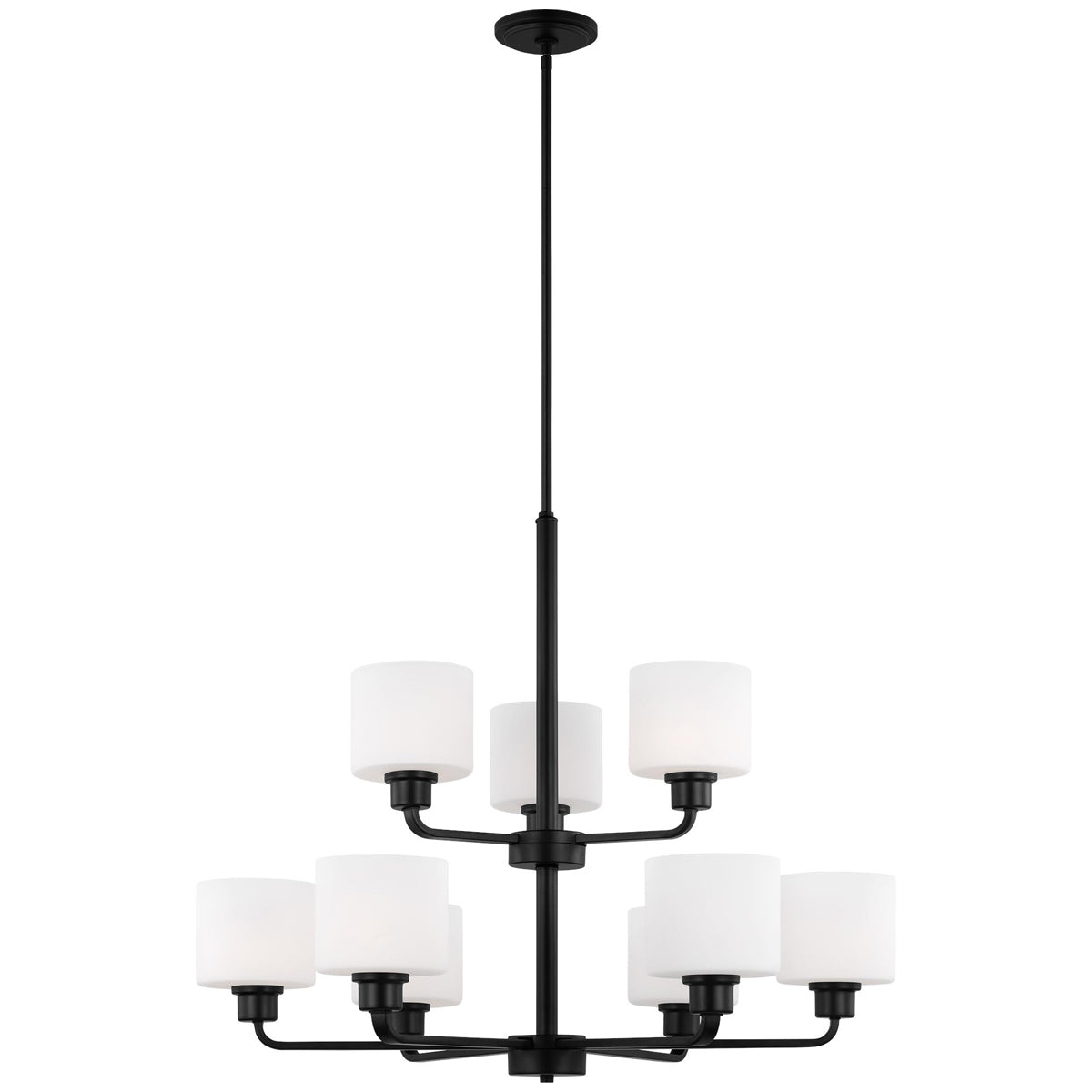 Sea Gull Lighting Canfield 9-Light Chandelier without Bulb