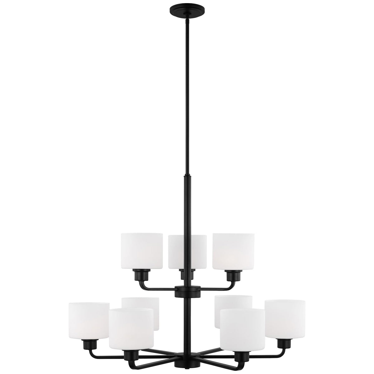 Sea Gull Lighting Canfield 9-Light Chandelier without Bulb