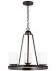 Sea Gull Lighting Kemal 3-Light Chandelier with Bulb