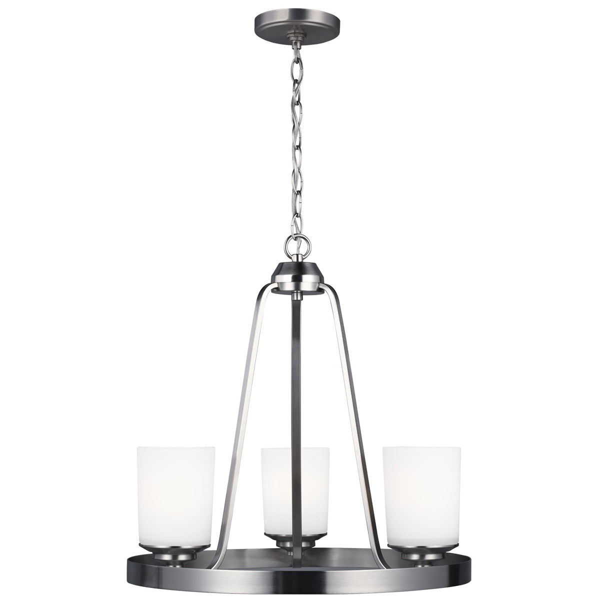 Sea Gull Lighting Kemal 3-Light Chandelier with Bulb