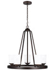 Sea Gull Lighting Kemal 5-Light Chandelier without Bulb