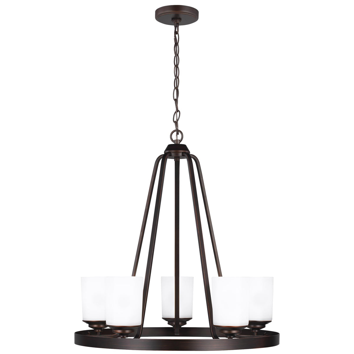 Sea Gull Lighting Kemal 5-Light Chandelier with Bulb