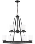 Sea Gull Lighting Kemal 9-Light Chandelier with Bulb