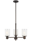 Sea Gull Lighting Norwood 3-Light Chandelier without Bulb