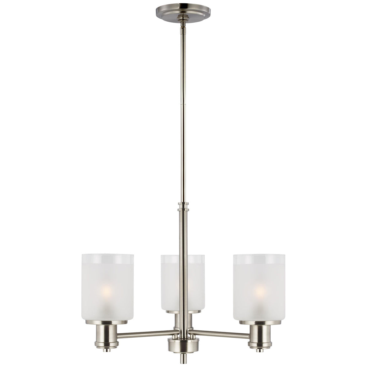 Sea Gull Lighting Norwood 3-Light Chandelier with Bulb